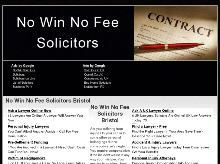 www.nowinnofeesolicitorsbristol.co.uk