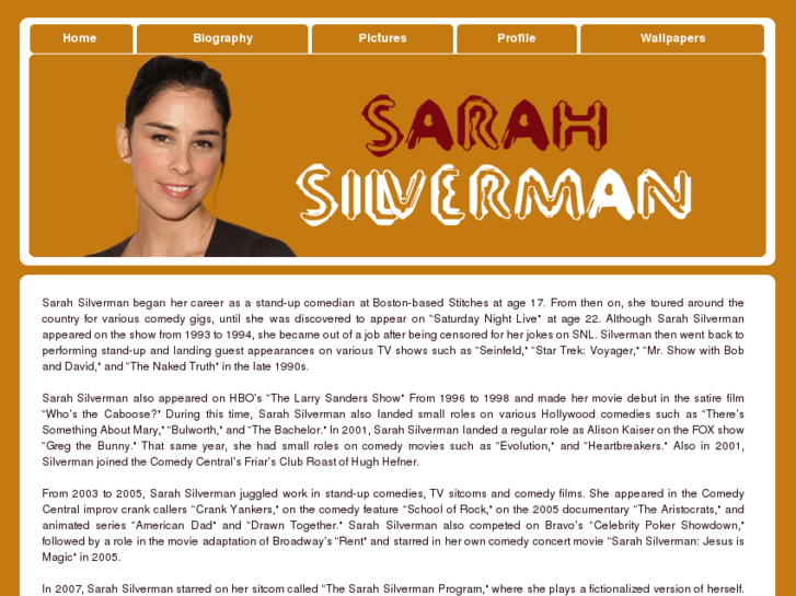 www.sarahsilverman.org