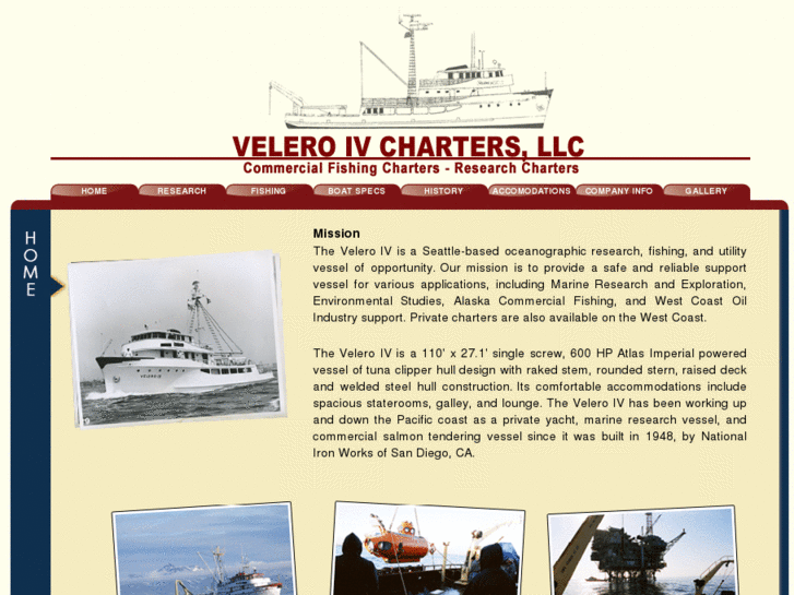 www.veleroivcharters.com