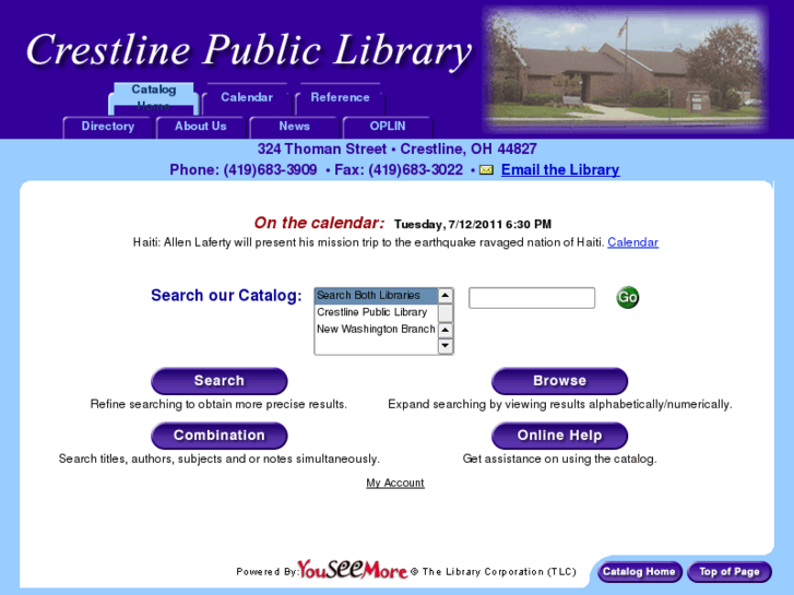 www.crestlinepubliclibrary.org