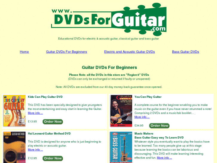 www.dvdsforguitar.com