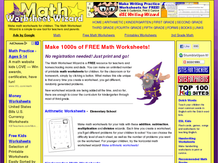 www.mathworksheetwizard.com