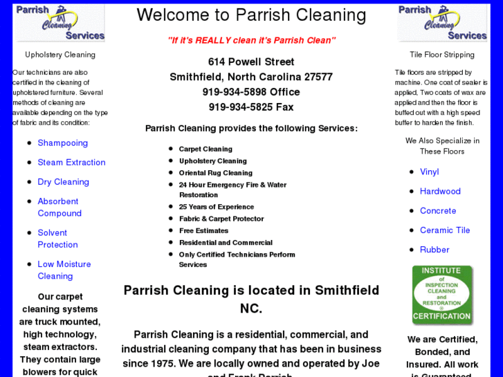 www.parrishclean.com