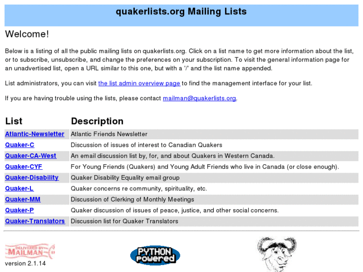 www.quakerlists.org