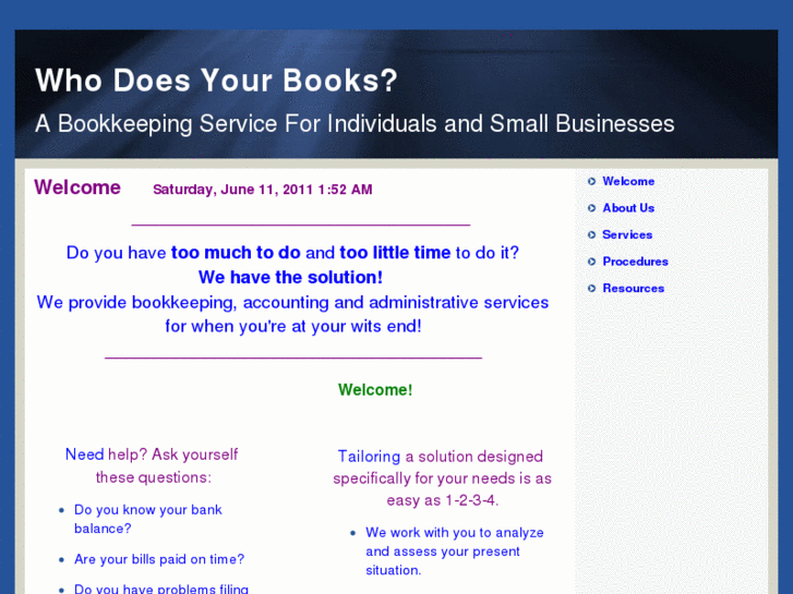 www.whodoesyourbooks.com