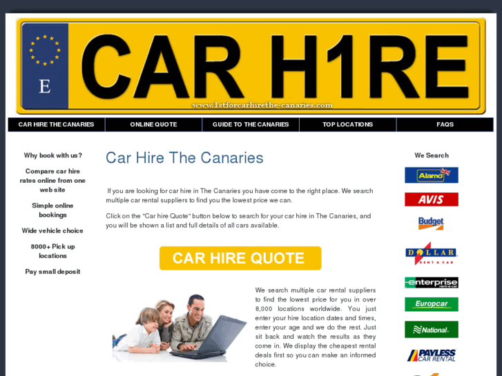 www.1stforcarhirethe-canaries.com