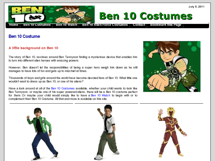 www.ben10costume.net