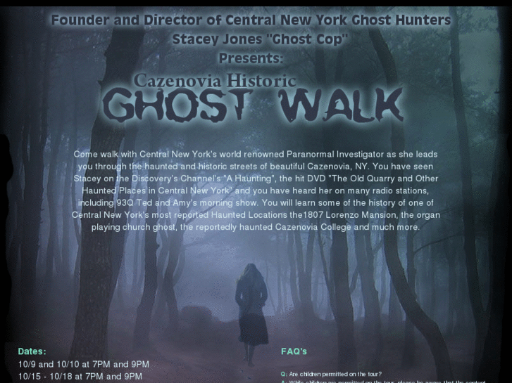 www.cazghostwalk.com