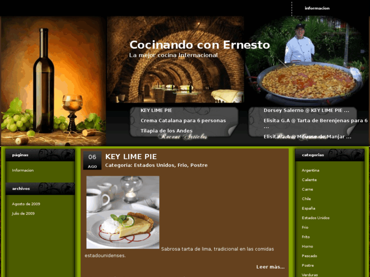 www.cocinandoconernesto.com