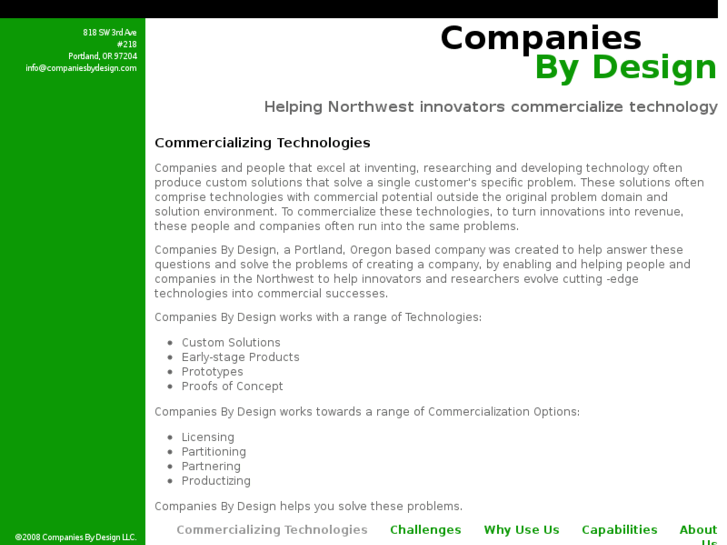 www.companiesbydesign.com