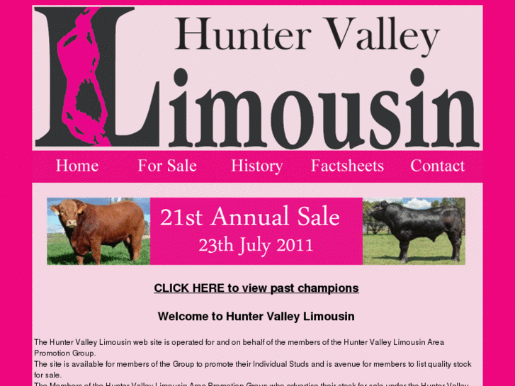 www.huntervalleylimousin.com