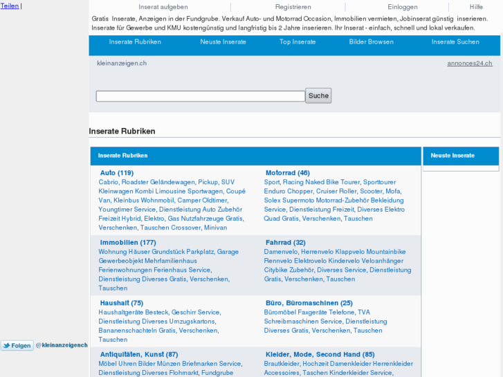 www.kleinanzeigen.ch