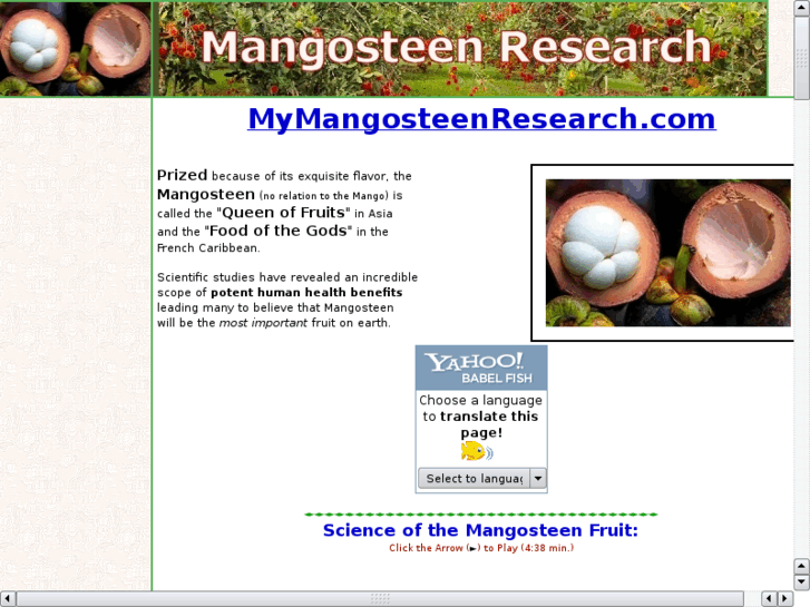 www.mymangosteenresearch.com