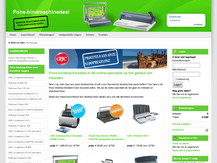 www.pons-bindmachinedeal.nl