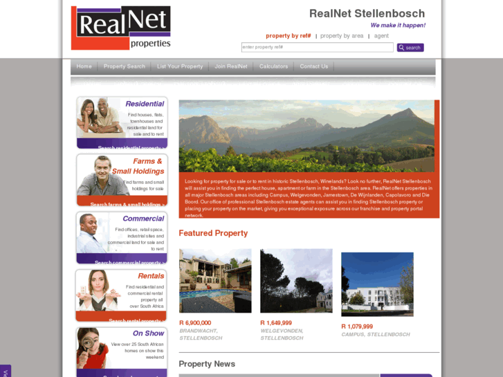 www.realnet-stellenbosch.co.za