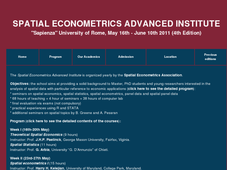 www.spatialeconometricsadvancedinstitute.org