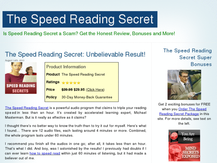 www.speedreadingsecret.org