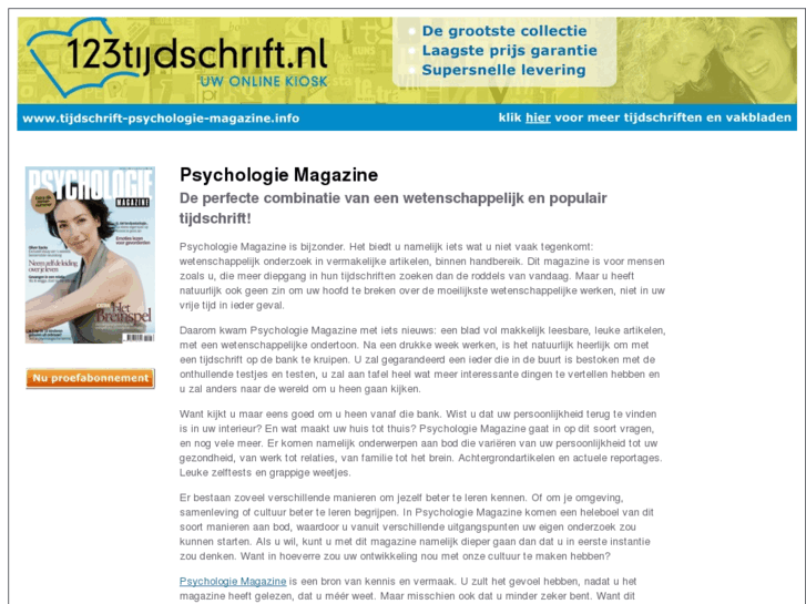 www.tijdschrift-psychologie-magazine.info