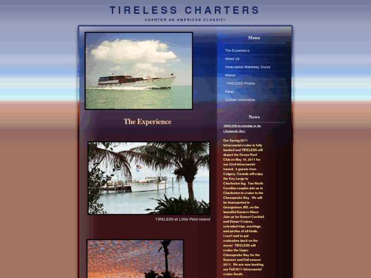 www.tirelesscharters.com