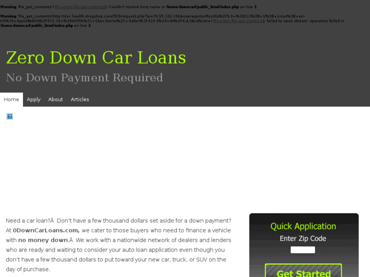 www.0downcarloans.com