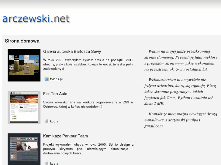 www.arczewski.net