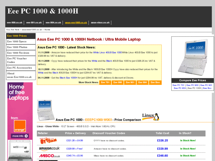 www.asus-eee1000.co.uk