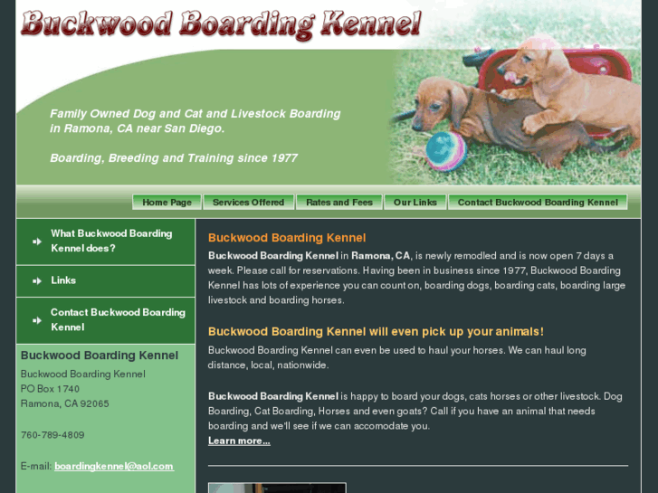 www.buckwoodboardingkennel.com