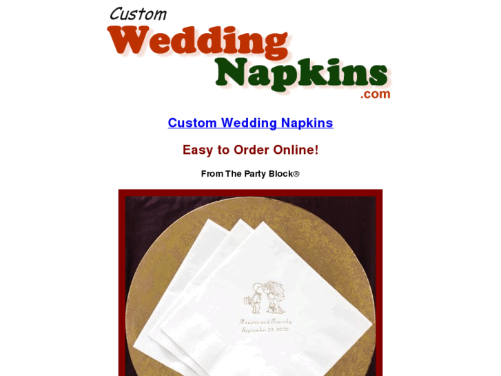 www.customweddingnapkins.com