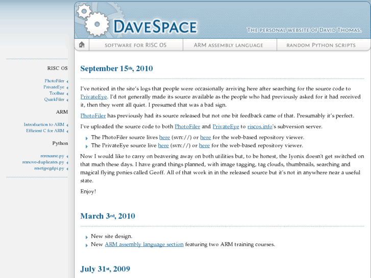 www.davespace.co.uk