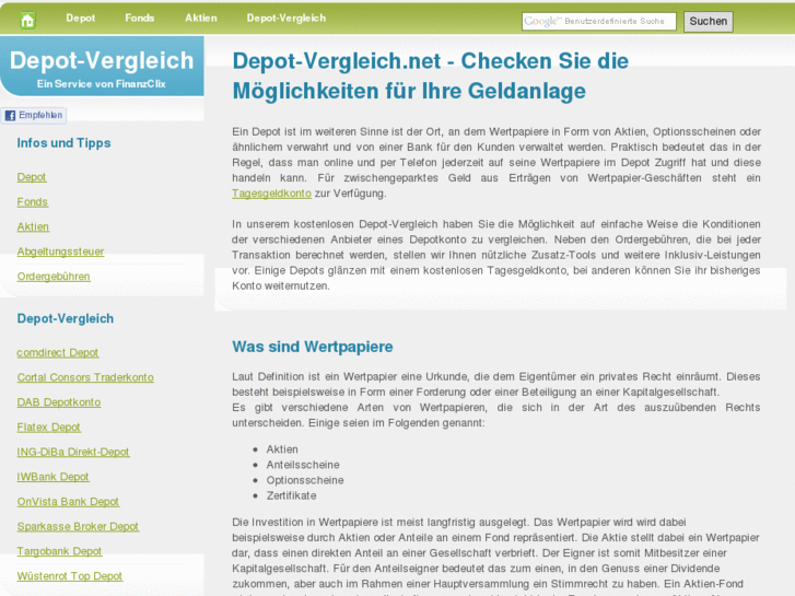 www.depot-vergleich.net