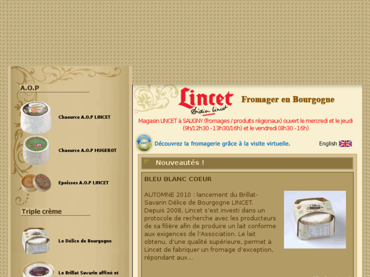 www.fromagerie-lincet.net