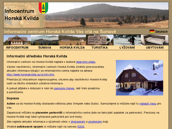 www.infocentrum-horska-kvilda.cz