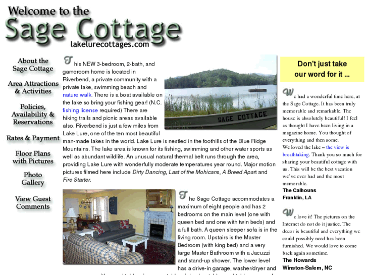 www.lakelurecottages.com