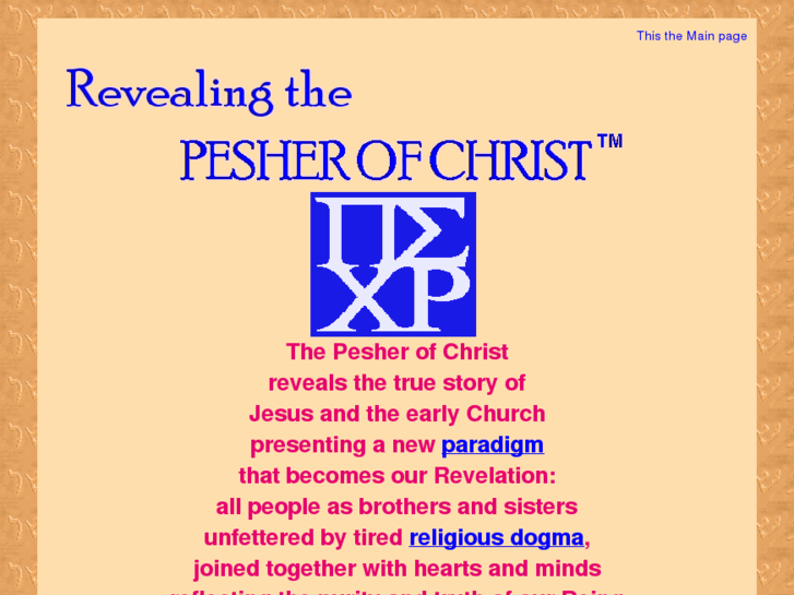 www.pesherofchrist.com