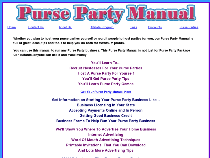 www.pursepartymanual.com