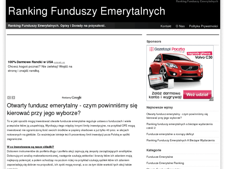 www.rankingfunduszyemerytalnych.com