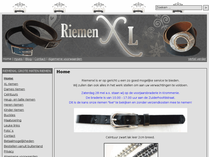 www.riemenxl.nl