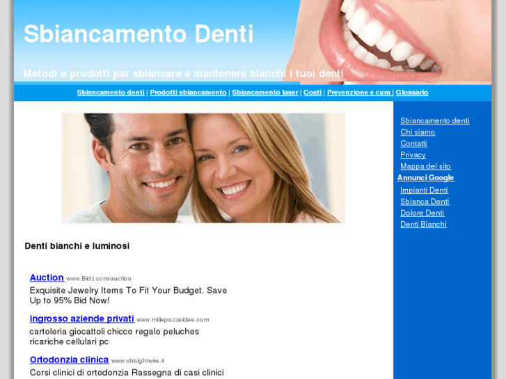 www.sbiancamentodenti.biz