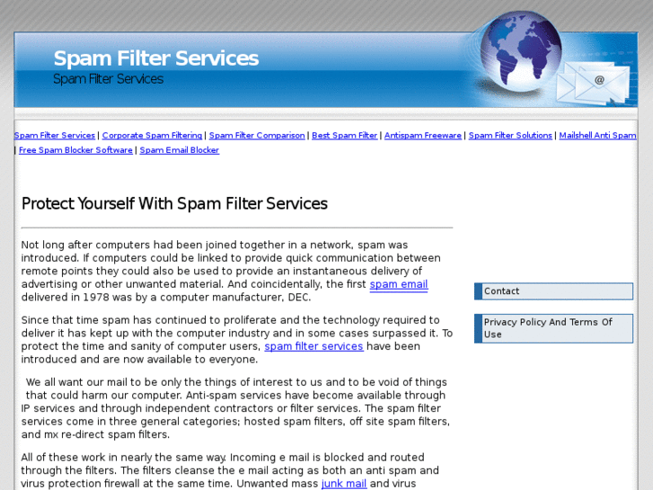 www.spamfilterservices.net