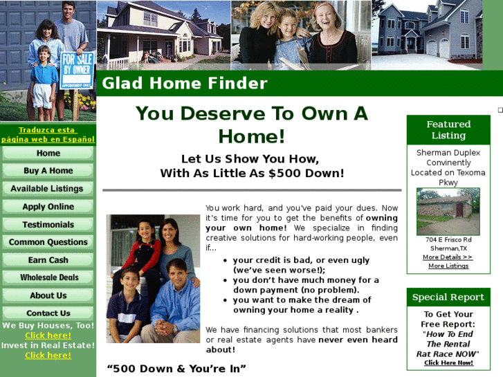 www.gladhomefinder.com