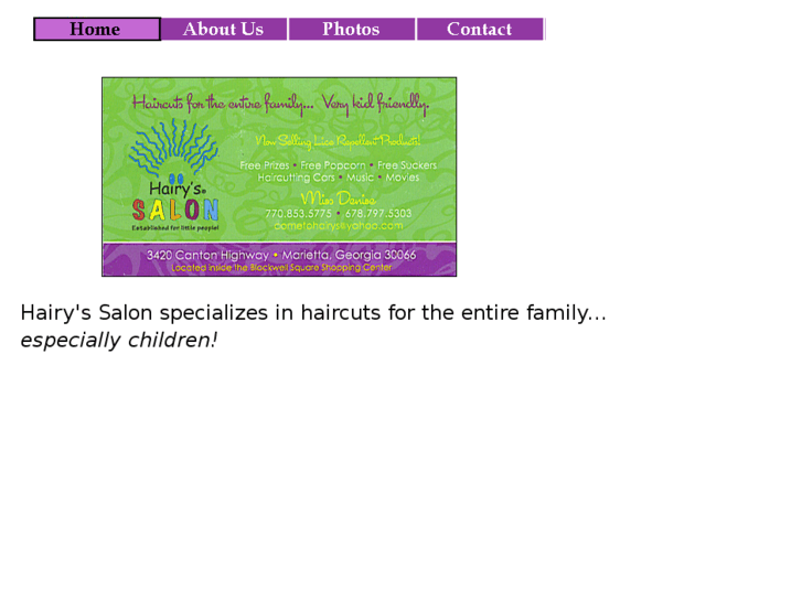 www.hairyssalon.com