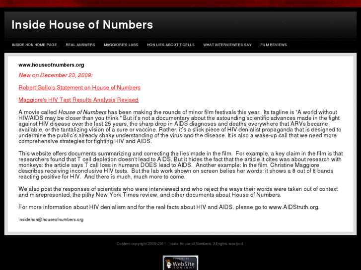 www.houseofnumbers.info