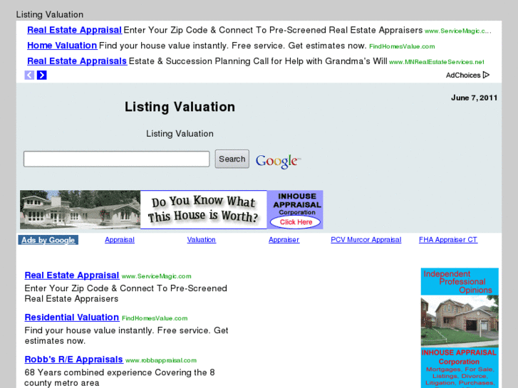 www.listingvaluation.com