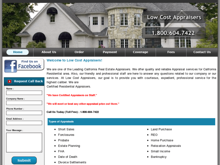 www.lowcostappraisers.com