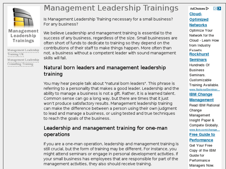 www.managementleadershiptrainings.com