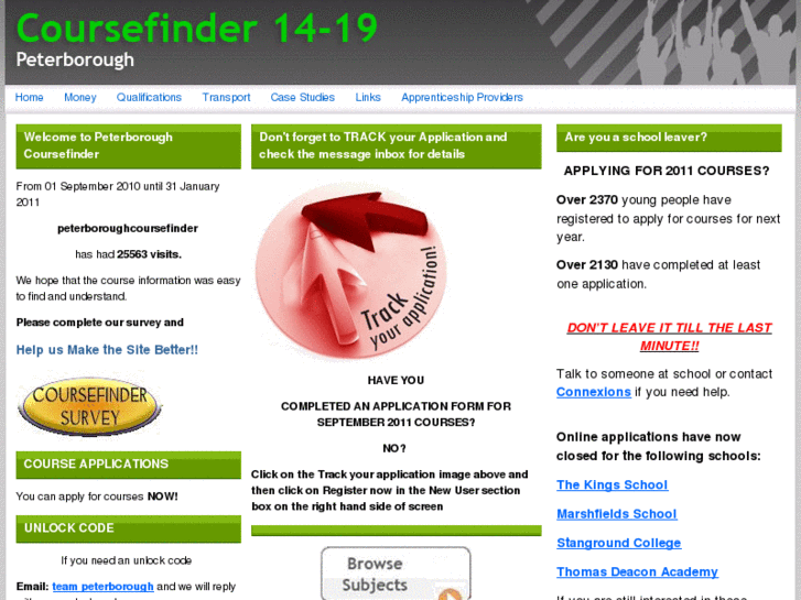 www.peterboroughcoursefinder.com