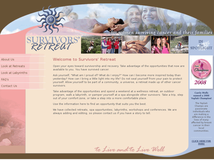 www.survivorsretreat.com