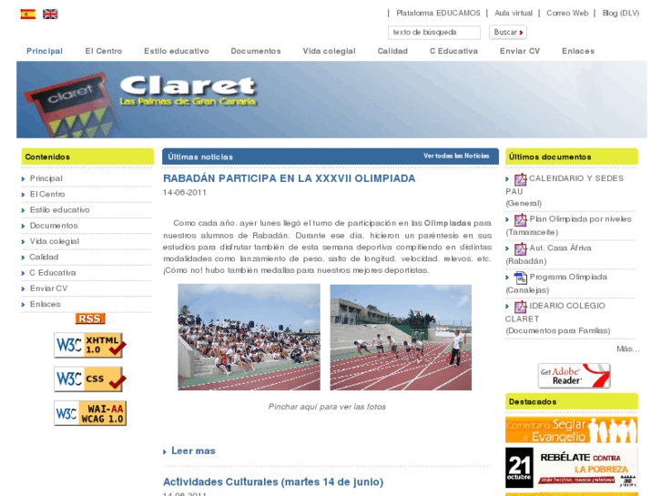 www.claretlaspalmas.es