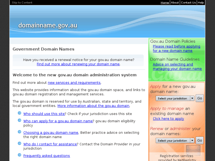 www.domainname.gov.au