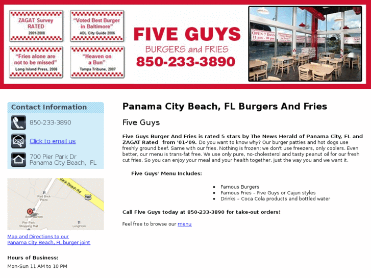 www.fiveguyspanamacitybeach.com